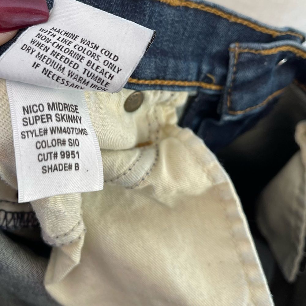 Hudson Nico Midrise Super Skinny Jeans in Sio 27 - Picture 7 of 7